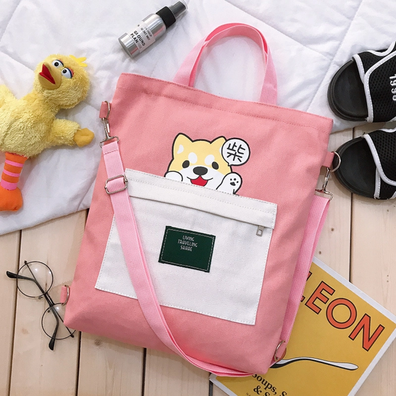 Product image KAHASIL - Tas Selempang Ransel Tote Bag Totebag Wanita 3in1 Multifungsi Polyester KHBAG50 all variant Kuning